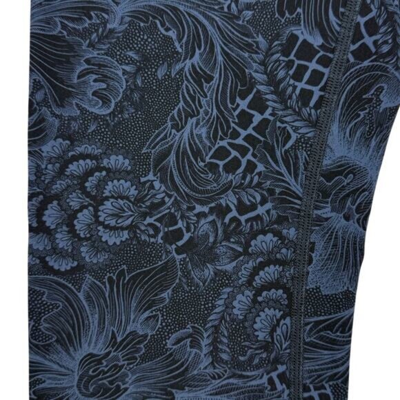 Lululemon Wunder Under Low-Rise Tight 28" Nouveau Mach Blue Black Size 6 - Picture 6 of 10